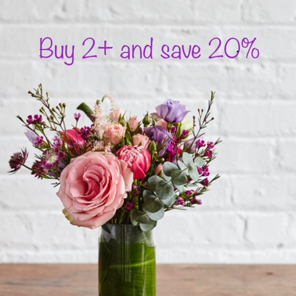 Buy two or more items and get 20% discounts!!